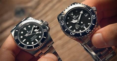 seiko sea urchin vs rolex submariner side by side|Seiko sea urchin.